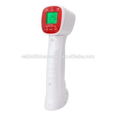 Folding Probe Digital Infrared IR Thermometer Food Cooking Gun for BBQ Meat, Grill and Kitchen