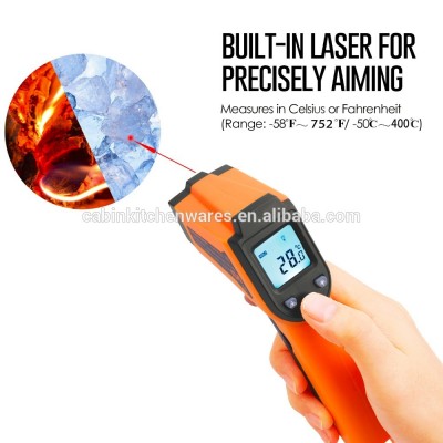 GM400 Non Contact IR Laser Thermometer LCD Digital Infrared Thermometer