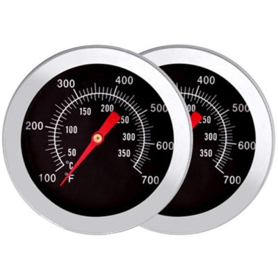 BBQ Charcoal Smoker Gas Grill Temperature Gauge, Grill Thermometer with Fahrenheit and Heat (100-700F)