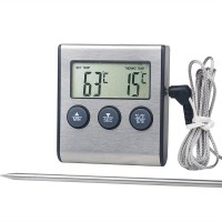 kitchen use waterproof stainless steel probe professional best household grilling meat thermometer