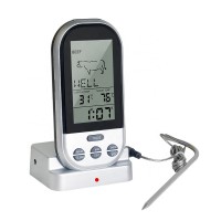 waterproof probe smart meat thermometer wireless digital thermometer kitchen